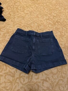 Madewell Sailor shorts - black denim size 31 NWOT